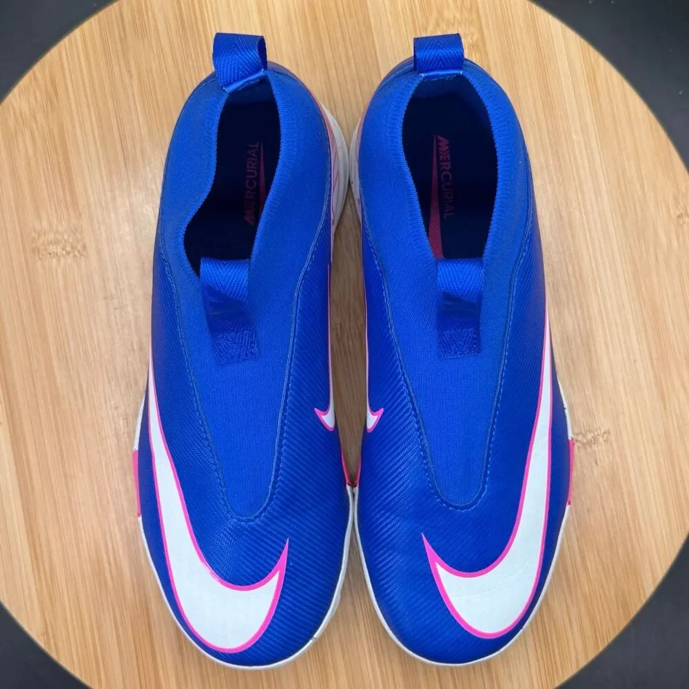 Nike Jr. Mercurial Superfly 10 Academy Turf High-Top Soccer Cleats Sz 3Y